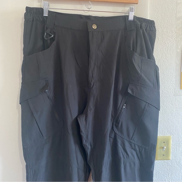 Men's Tactical Series Cargo Pants 4XL Lightweight Outdoor Workwear Hiking Black - Picture 3 of 12